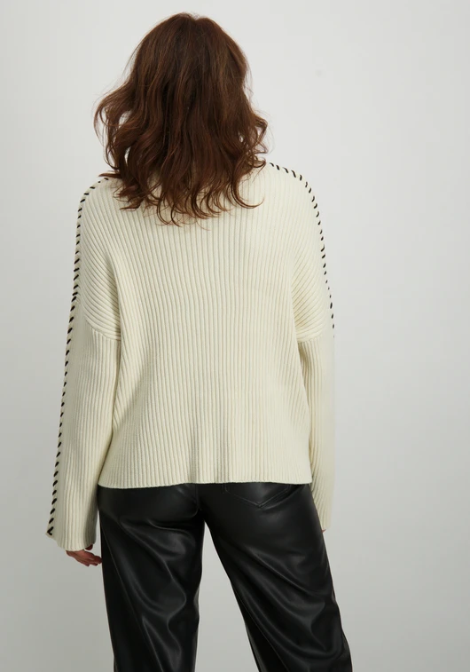 Only ONLQUEENIE LS CONTRAST HIGH NECK PR 15330680