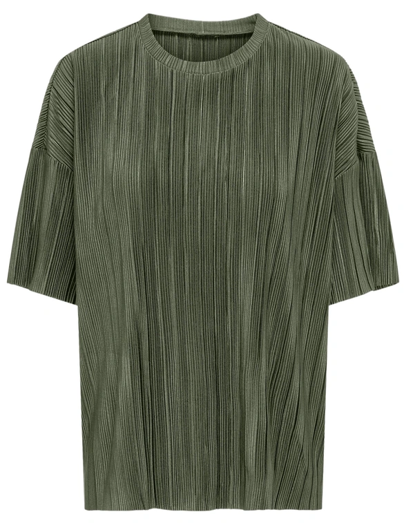 Only ONLRAVENNA S/S PLISSE TOP NOOS JRS 15318506
