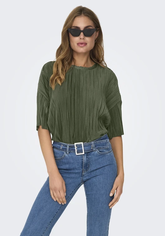 Only ONLRAVENNA S/S PLISSE TOP NOOS JRS 15318506