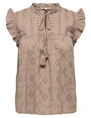 Only ONLREVA LIFE S/L EMB TOP WVN NOOS 15218460