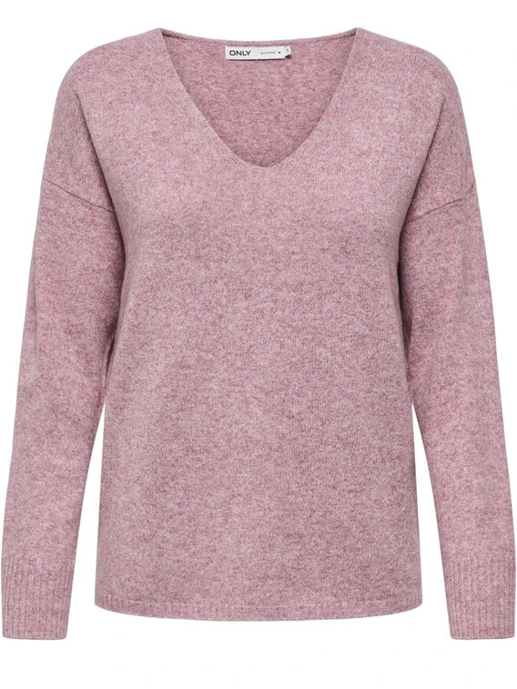 Only ONLRICA LIFE L/S V-NECK PULLO KNT N 15224360