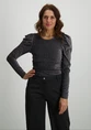 Only ONLRICH L/S GLITTER PUFF TOP JRS 15278055