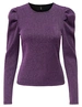Only ONLRICH L/S GLITTER PUFF TOP JRS 15278055