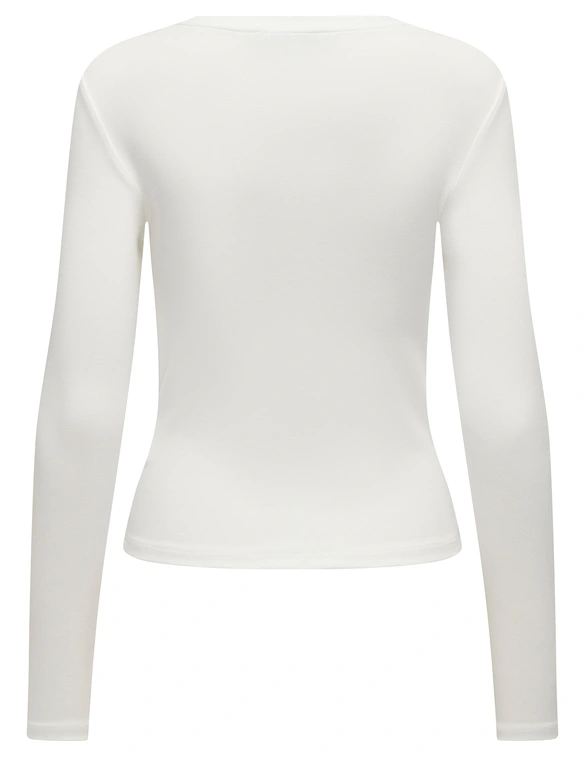 Only ONLRILEY O-NECK L/S TOP JRS NOOS 15323159