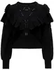 Only ONLRILLO LS RUFFLE ONECK CC KNT 15294646