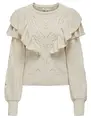 Only ONLRILLO LS RUFFLE ONECK CC KNT 15294646