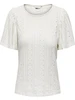Only ONLRIVERSIDE S/S FLAIRED TOP JRS 15312474