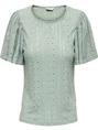 Only ONLRIVERSIDE S/S FLAIRED TOP JRS 15312474