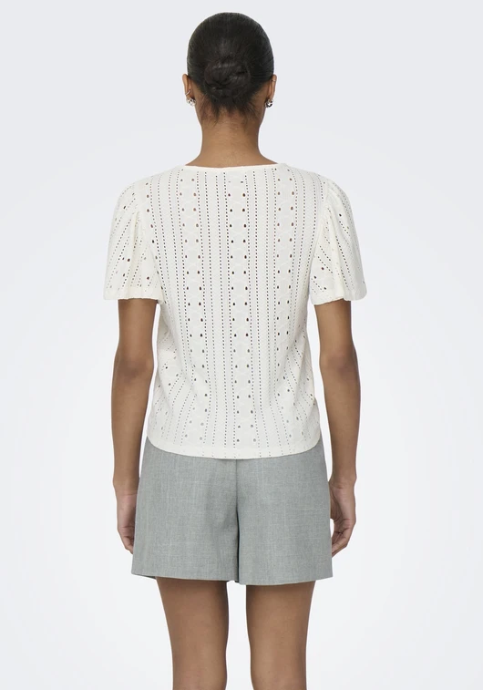 Only ONLRIVERSIDE S/S FLAIRED TOP JRS 15312474