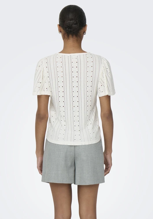 Only ONLRIVERSIDE S/S FLAIRED TOP JRS 15312474