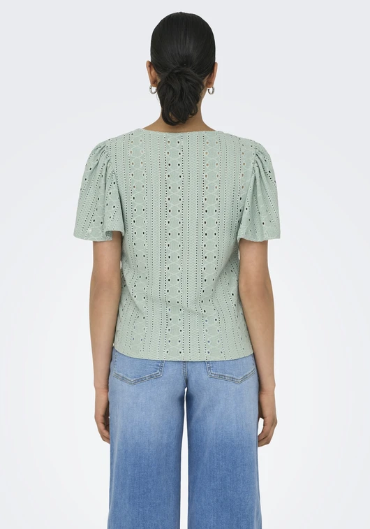 Only ONLRIVERSIDE S/S FLAIRED TOP JRS 15312474