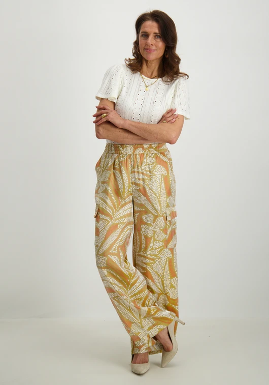 Only ONLRIVERSIDE S/S FLAIRED TOP JRS 15312474