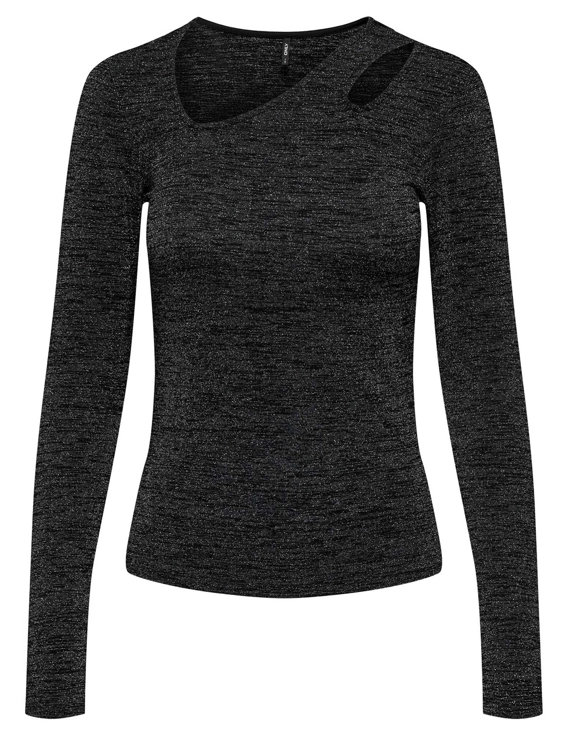 SHINE Stone kopen ONLROMA zilver bij 15311748 CUT-OUT TOP L/S JRS Only The