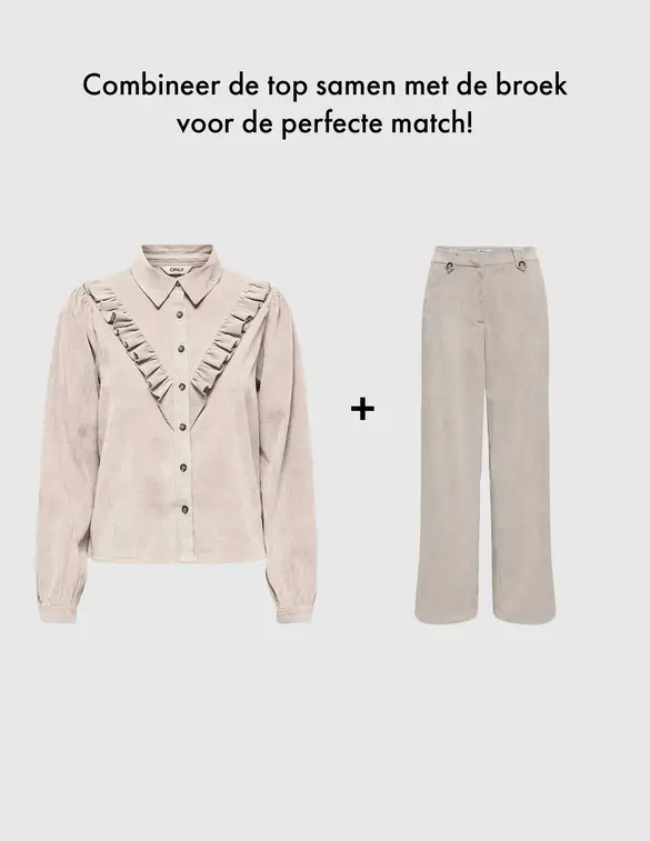 Only ONLROME-MARIKE HW CORD WIDE PANT PN 15334334