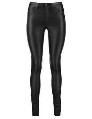 Only ONLNAOMI HW RIB SLIT LEGGING PNT 15306520 zwart-antraciet 1 kopen bij  The Stone