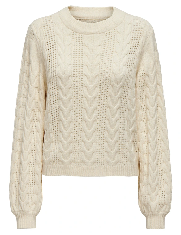 Only ONLRUBINA LS CABLE O-NECK KNT NOOS 15317515