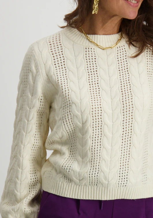 Only ONLRUBINA LS CABLE O-NECK KNT NOOS 15317515
