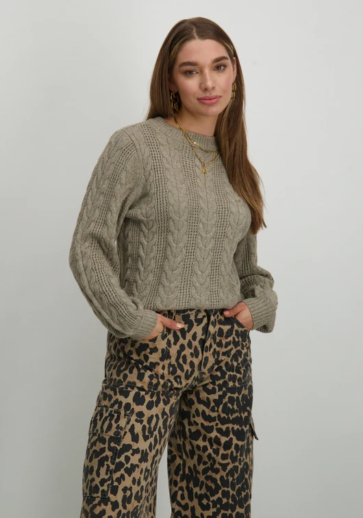 Only ONLRUBINA LS CABLE O-NECK KNT NOOS 15317515