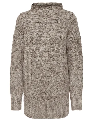Only ONLSAGE L/S STAND NECK PULL CC KNT 15259654