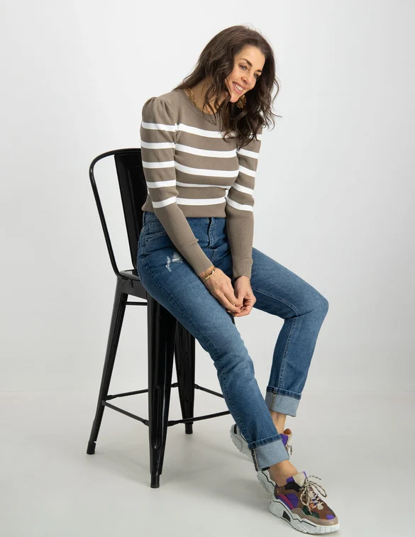 Only ONLSALLY L/S PUFF PULLOVER KNT NOOS 15251029