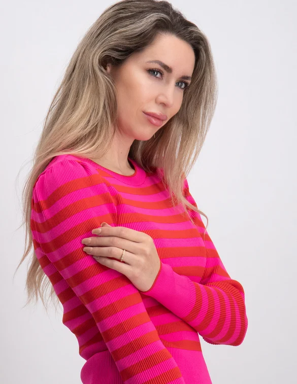 Only ONLSALLY L/S PUFF PULLOVER KNT NOOS 15251029