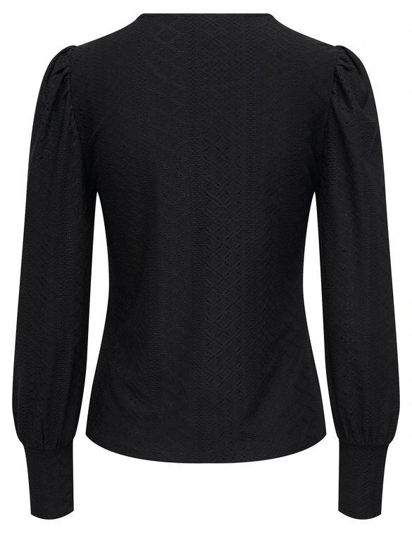 Only ONLSANDRA L/S PUFF TOP JRS NOOS 15328203
