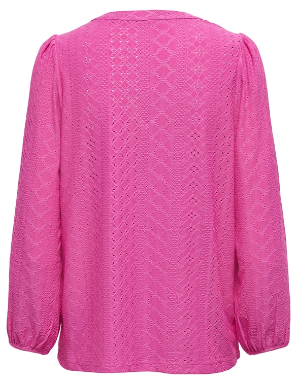 Only ONLSANDRA L/S SPLIT TOP JRS 15293379