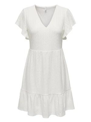 Only ONLSANDRA S/S V-NECK DRESS JRS NOOS 15289687