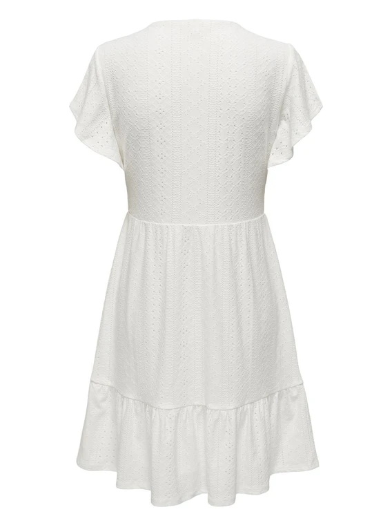 Only ONLSANDRA S/S V-NECK DRESS JRS NOOS 15289687
