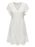 Only ONLSANDRA S/S V-NECK DRESS JRS NOOS 15289687