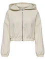 Only ONLSCARLETT LS ELASTIC ZIP HOOD SWT 15346449