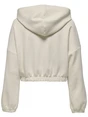 Only ONLSCARLETT LS ELASTIC ZIP HOOD SWT 15346449