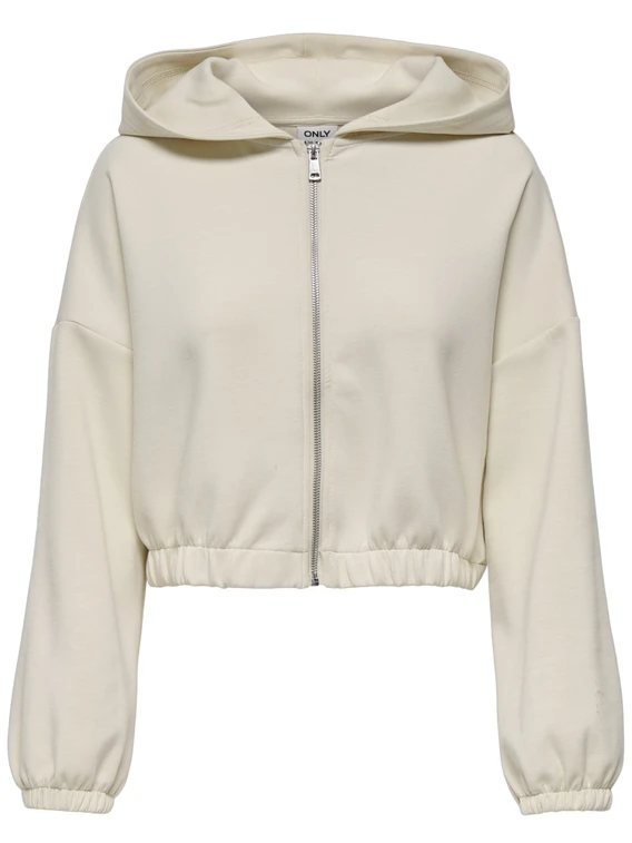 Only ONLSCARLETT LS ELASTIC ZIP HOOD SWT 15346449