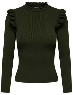 Only ONLSIA SALLY RUFFLE LS PULLOVER KNT 15262455