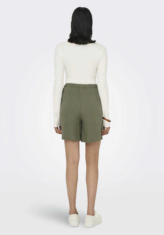 Only ONLSIESTA MW PULL-UP LIN BL SHORTS 15333032