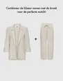 Only ONLSIESTA MW PULL-UP LINEN BL PNT N 15322263