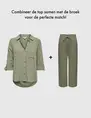 Only ONLSIESTA MW PULL-UP LINEN BL PNT N 15322263
