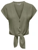 Only ONLSIESTA SS KNOT LIN BL SHIRT PNT 15322270