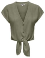 Only ONLSIESTA SS KNOT LIN BL SHIRT PNT 15322270
