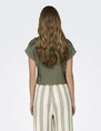 Only ONLSIESTA SS KNOT LIN BL SHIRT PNT 15322270