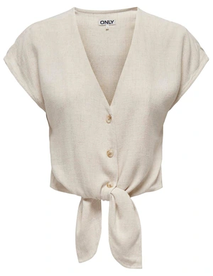 Only ONLSIESTA SS KNOT LIN BL SHIRT PNT 15322270