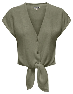 Only ONLSIESTA SS KNOT LIN BL SHIRT PNT 15322270