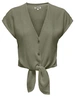 Only ONLSIESTA SS KNOT LIN BL SHIRT PNT 15322270