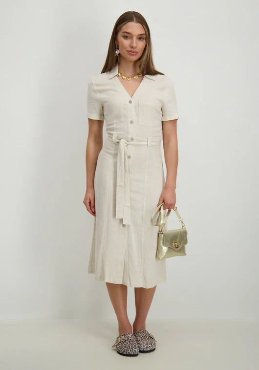 Only ONLSIESTA SS LIN BL SHIRT DRESS PNT 15347210