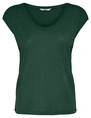 Only onlSILVERY S/S V NECK LUREX TOP JRS 15136069