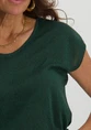 Only onlSILVERY S/S V NECK LUREX TOP JRS 15136069