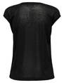 Only onlSILVERY S/S V NECK LUREX TOP JRS 15136069