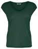 Only onlSILVERY S/S V NECK LUREX TOP JRS 15136069