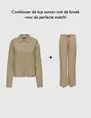 Only ONLSOLVI L/S LINEN BL SHIRT CC PNT 15338695