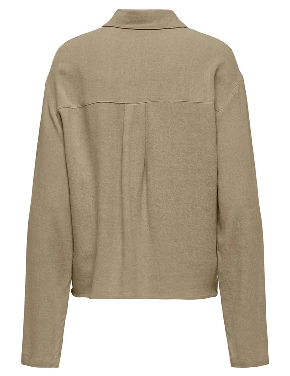 Only ONLSOLVI L/S LINEN BL SHIRT CC PNT 15338695